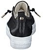 Color:Black Gold Combo - Image 2 - Faye Leather Platform Sneakers