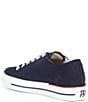 Color:Sea - Image 3 - Hadley Leather Lace-Up Sneakers
