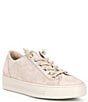 Color:Metallic - Image 1 - Hadley Leather Lace-Up Sneakers