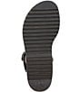 Color:Black Softnappa - Image 6 - Teegan Leather Double Banded Platform Sandals