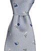 Color:Blue - Image 1 - Mini Flowers 3.14#double; Woven Silk Tie