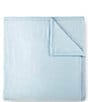 Color:Blue - Image 1 - All Season Cotton Plush Solid Bed Blanket