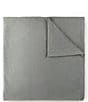 Color:Gray - Image 1 - All Season Cotton Plush Solid Bed Blanket