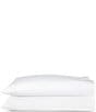 Color:White - Image 2 - Boutique Embroidered Percale Luxury Sheet Set