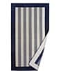 Color:Navy - Image 1 - Soleil Striped Beach Towel