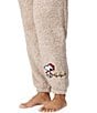 Peanuts Snoopy Holiday Applique Fleece Coordinating Sleep Joggers - Image 4