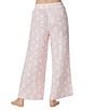 Color:Pink Print - Image 2 - Snoopy Jersey Knit Coordinating Sleep Pants