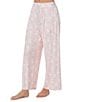 Color:Pink Print - Image 3 - Snoopy Jersey Knit Coordinating Sleep Pants