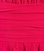 Color:Raspberry - Image 4 - Spaghetti Strap Emma Cork Petal Skirt Dress