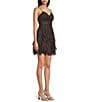 Pear Culture Spaghetti Strap Glitter Cork Dress - Image 3