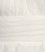 Color:Off-White - Image 4 - Square Neck Lace Up Back Glitter Fit & Flare Mini Dress