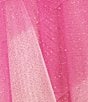 Color:Fush/Cream - Image 4 - Strapless Corset Lace-Up Back Glitter Ombre Dress