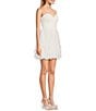 Pear Culture Sweetheart Corset Mesh Corkscrew Short Dress, Color:Off White - Image 3