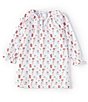 Color:White - Image 1 - Pearly Gates X Edgehill Collection Little Girl 2T-6X Christmas Candy Cane Pajama Nightgown