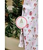 Color:White - Image 3 - Pearly Gates X Edgehill Collection Little Girl 2T-6X Christmas Candy Cane Pajama Nightgown