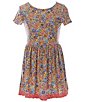 Color:Multi - Image 1 - Girls 2T-12 Floral Garden Printed Dress