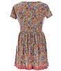 Color:Multi - Image 2 - Girls 2T-12 Floral Garden Printed Dress