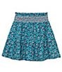 Color:Print - Image 2 - Little Girls 2T-10 Floral Smocked Pixie Skirt