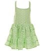 Color:Light Green - Image 1 - Little/Big Girls 2T-10 Allover Lace Dress