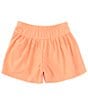 Color:Pale Orange - Image 2 - Little/Big Girls 2T-10 Solid Pleated Shorts
