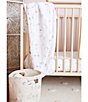 Color:Grey - Image 2 - Baby Magical Forest Animal Print Crib Sheets