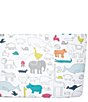 Color:Multi - Image 1 - Baby Noah's Ark Organic Cotton Crib Sheets