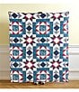 Peking Handicraft American Collection Star Patriotic Patchwork Printed Throw - Image 2