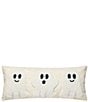 Peking Handicraft Ghost Trio Wool Hook Lumbar Pillow - Image 1