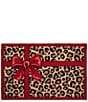 Peking Handicraft Holiday Collection Hooked Wool Leopard Christmas Rug - Image 1
