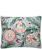 Peking Handicraft Holiday Collection Soft Holiday Ornaments Wool Hook Pillow - Image 1