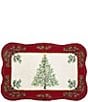 Peking Handicraft Holiday Pine Wool Hook Rug - Image 2