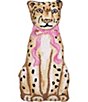 Peking Handicraft Shaped Leopard Wool Hook Pillow - Image 1