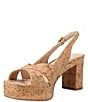 Pelle Moda Ilori Cork Slingback Block Heel Sandals - Image 2