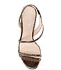 Color:Platinum Gold - Image 5 - Rooni Metallic Leather Strappy Dress Sandals