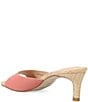 Pelle Moda Unia Suede Raffia Stiletto Dress Slide Sandals - Image 3