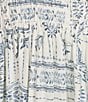 Pendleton Athena Printed V-Neck Long Sleeve Maxi A-Line Dress - Image 3