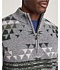 Pendleton Autumn Birch Lambswool Quarter-Zip Pullover, Color:Autumn Birch Grey - Image 4