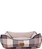 Color:Tan/Black - Image 1 - Block Plaid Classic Kuddler Dog Bed with Removeable Cover