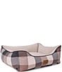 Color:Tan/Black - Image 2 - Block Plaid Classic Kuddler Dog Bed with Removeable Cover