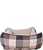 Color:Tan/Black - Image 3 - Block Plaid Classic Kuddler Dog Bed with Removeable Cover