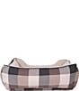 Color:Tan/Black - Image 4 - Block Plaid Classic Kuddler Dog Bed with Removeable Cover
