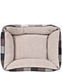 Color:Tan/Black - Image 5 - Block Plaid Classic Kuddler Dog Bed with Removeable Cover