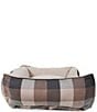 Pendleton Block Plaid Classic Kuddler Dog Bed with Removeable Cover, Color:Tan/Black - Image 17
