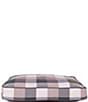 Color:Tan/Black - Image 1 - Block Plaid Classic Napper Dog Bed with Removeable Cover