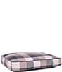 Color:Tan/Black - Image 2 - Block Plaid Classic Napper Dog Bed with Removeable Cover