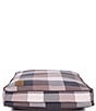 Color:Tan/Black - Image 3 - Block Plaid Classic Napper Dog Bed with Removeable Cover