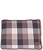 Color:Tan/Black - Image 4 - Block Plaid Classic Napper Dog Bed with Removeable Cover
