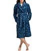 Pendleton Blue Ridge Print Cotton Terry Velour Cozy Long Robe - Image 1