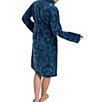Pendleton Blue Ridge Print Cotton Terry Velour Cozy Long Robe - Image 2