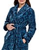 Pendleton Blue Ridge Print Cotton Terry Velour Cozy Long Robe - Image 4